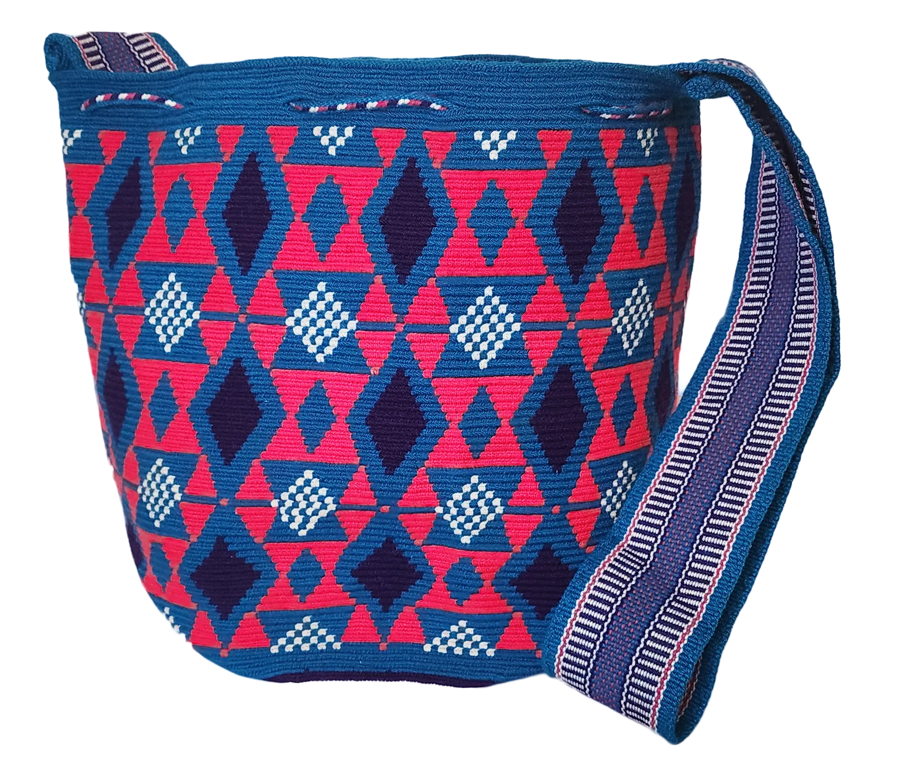 Jemma Large One-Thread Handmade Wayuu Mochila Bag