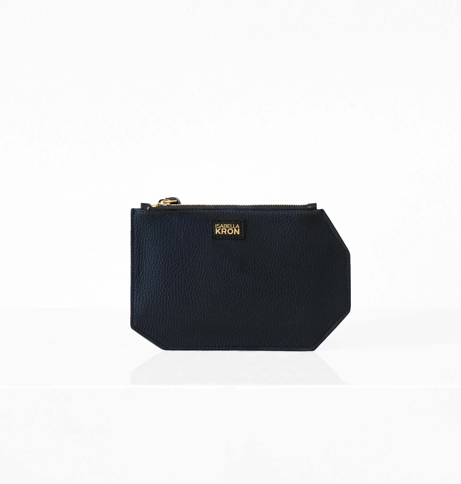 K CLUTCH LEATHER BLUE