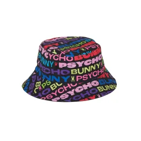 Kids Psycho Bunny Tyrian Reversible Bucket Hat