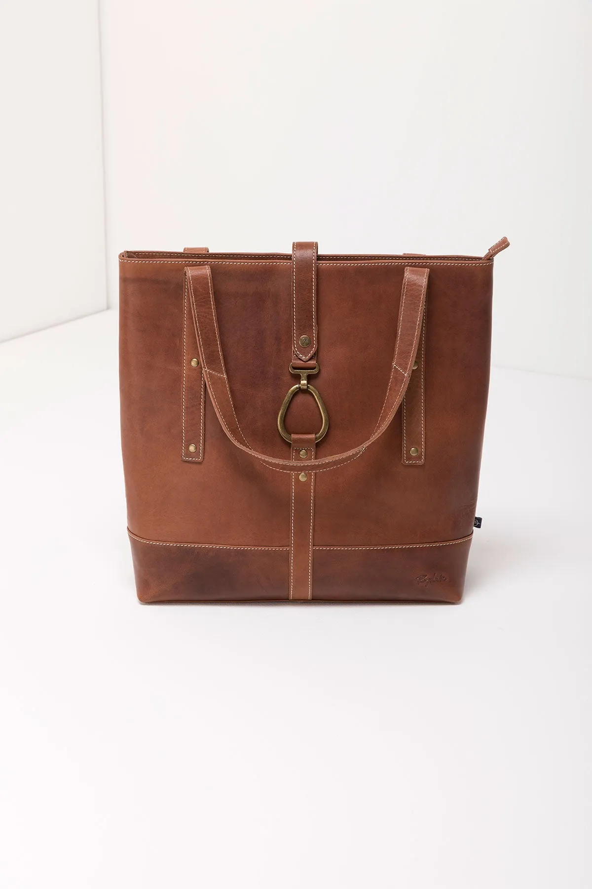 Ladies Leather Snaffle Tote Bag - Lucinda