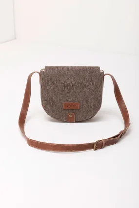 Ladies Tweed Saddle Bag - Pippa