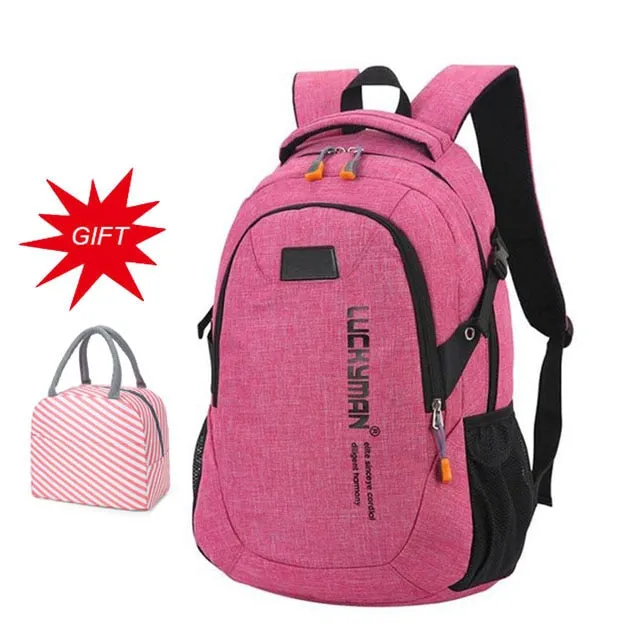 Large Capacity Student School Backpackl Printed School Bags Bookbags