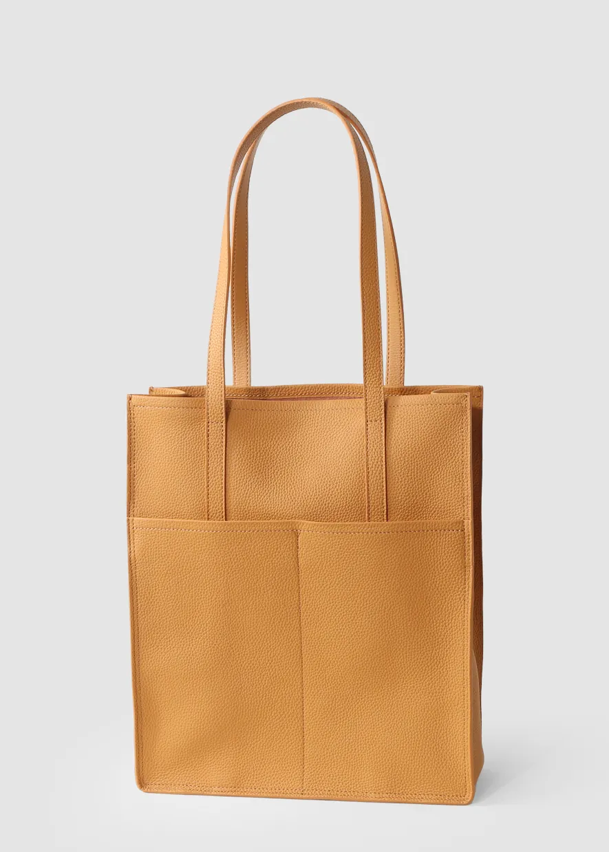 Lidia Genuine Leather Tote Bag