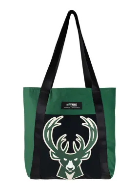 Looptworks Upcycled Statement Milwaukee Bucks Tote Bag