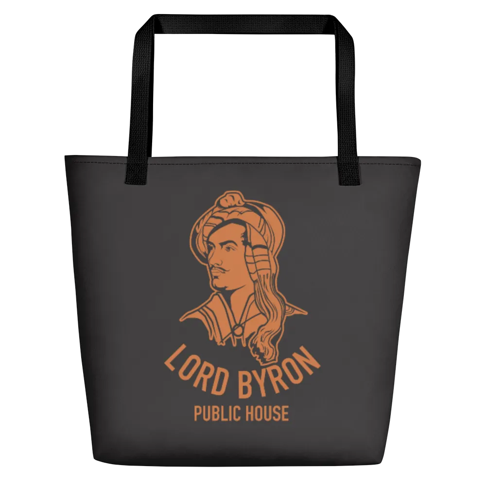 Lord Byron Orange And The Old  Black Tote Bag