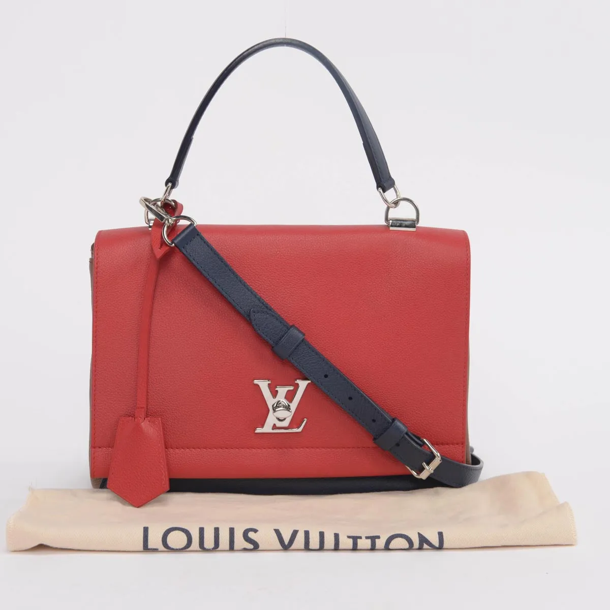 Louis Vuitton Tri-Colour Calfskin Lockme II Bag