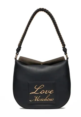 LOVE MOSCHINO Borsa Hobo Donna Nero JC4120PP1ILM0000