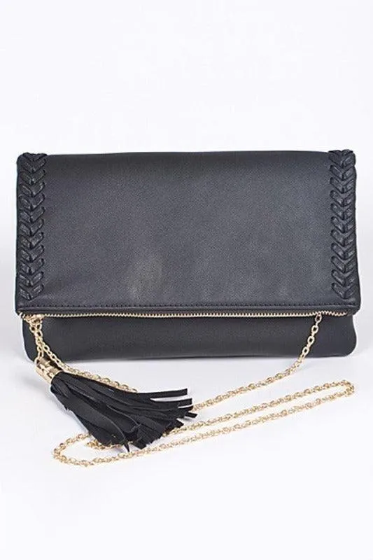 Luxe Stitch Detail Clutch