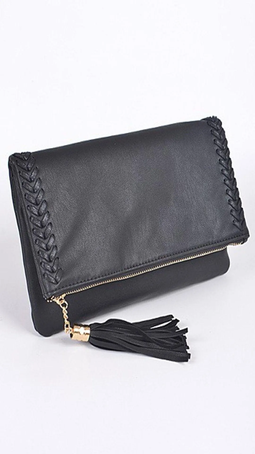 Luxe Stitch Detail Clutch