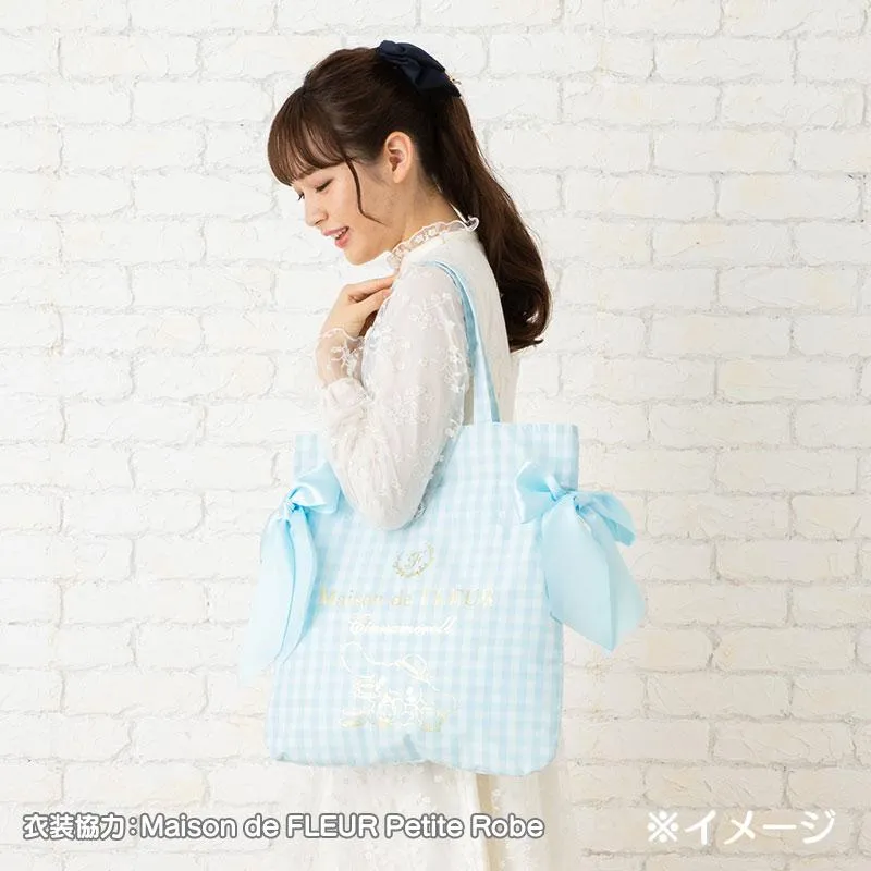 Maison De Fleur x Cinnamoroll Large Capacity Bow Tote Bag