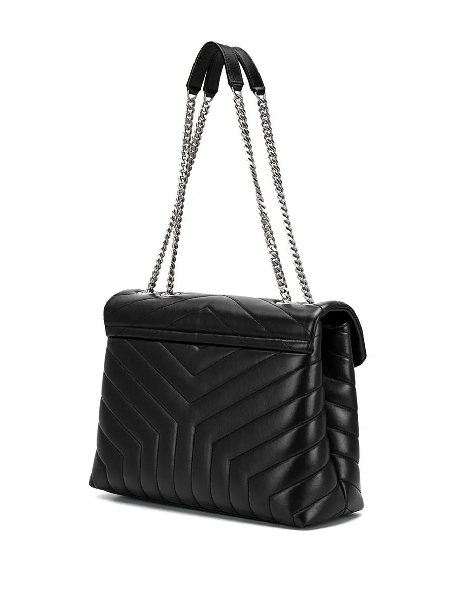 MEDIUM LOULOU QUILTED SHOULDER BAG