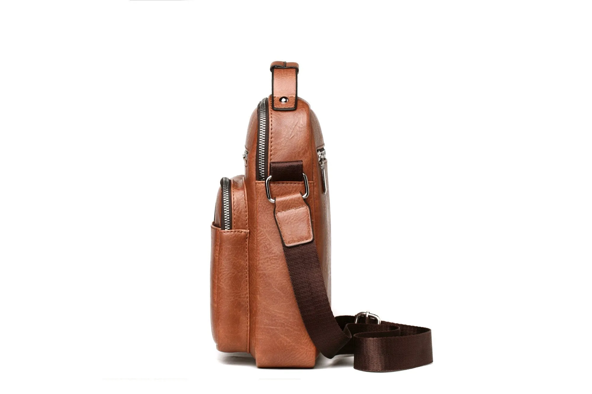 Men’s Shoulder Bag - Chestnut (8633)