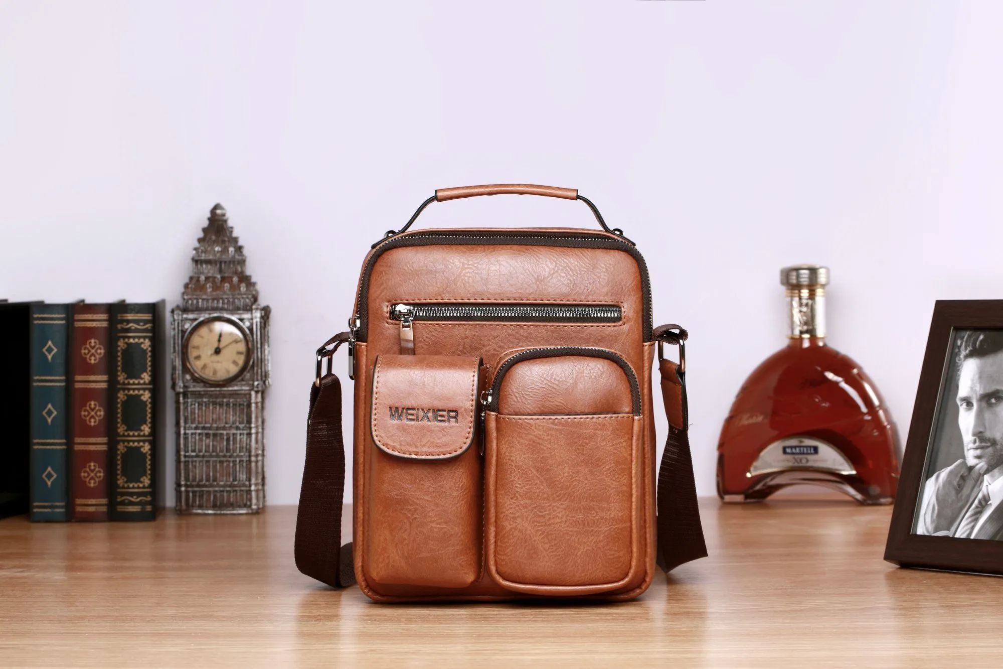 Men’s Shoulder Bag - Chestnut (8633)