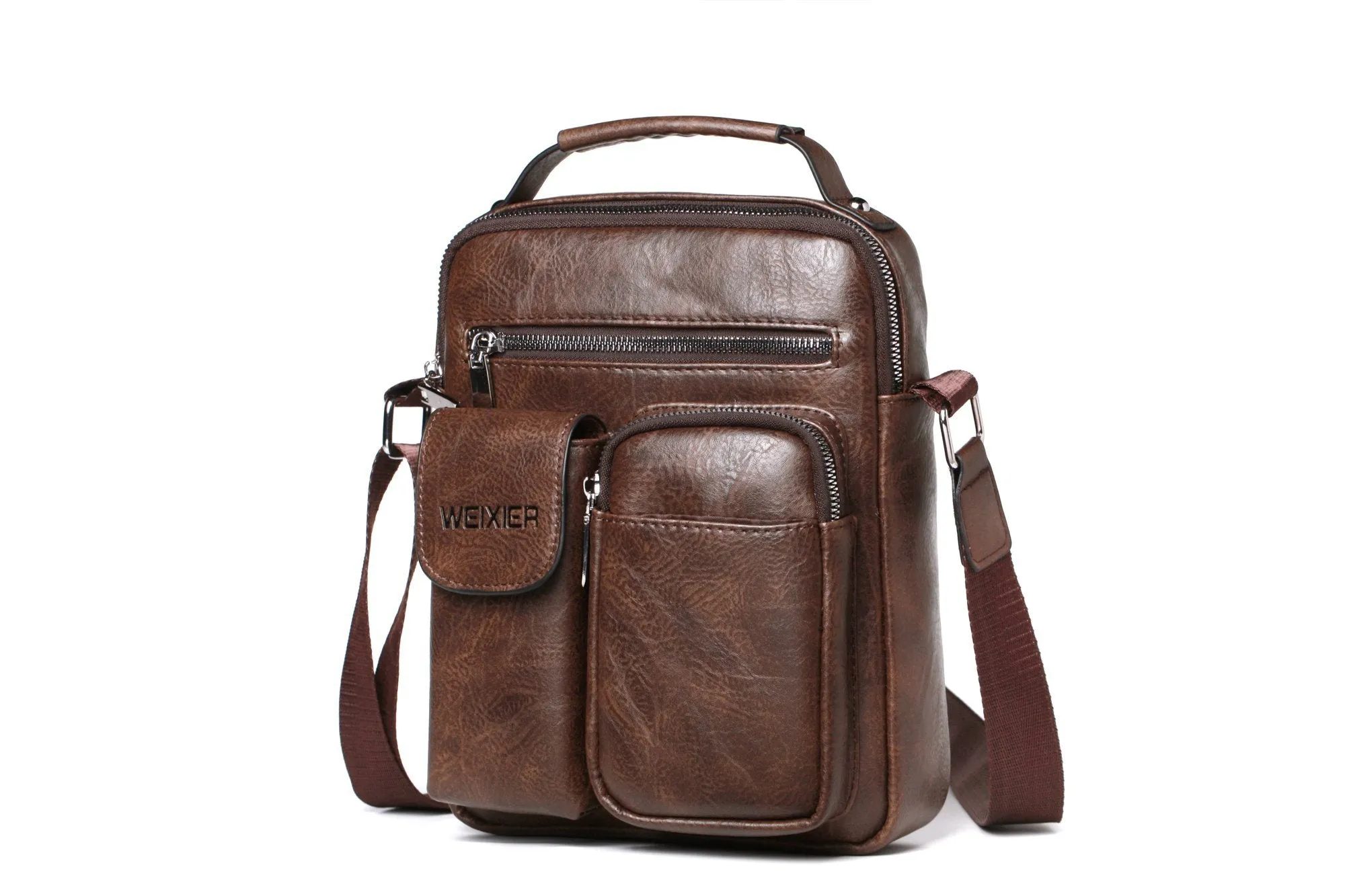 Men’s Shoulder Bag - Dark Brown (8633)