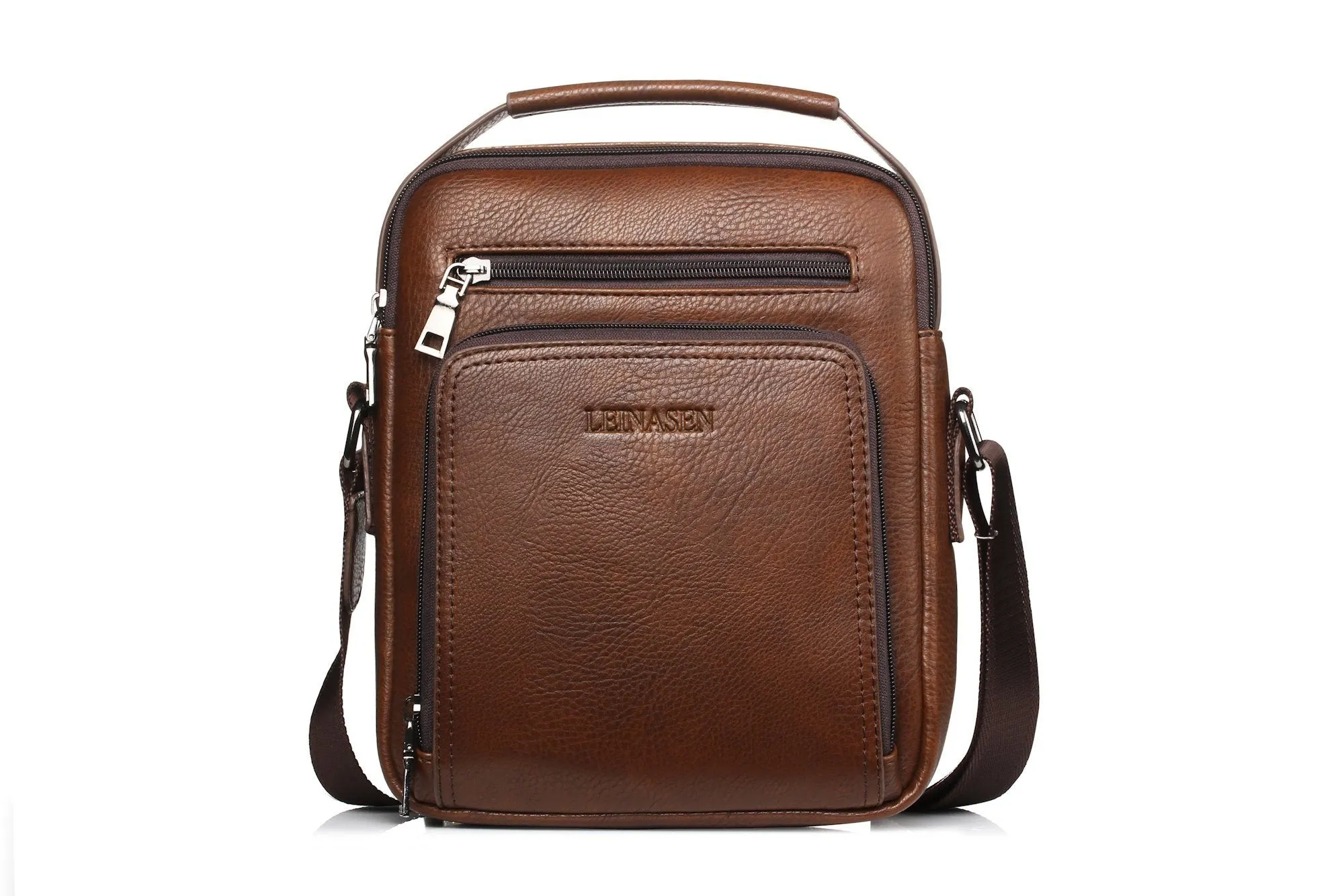 Men’s Travel Shoulder Bag - Brown (18062)