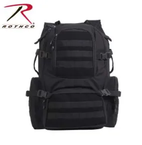 Multi-Chamber MOLLE Assault Pack - Black