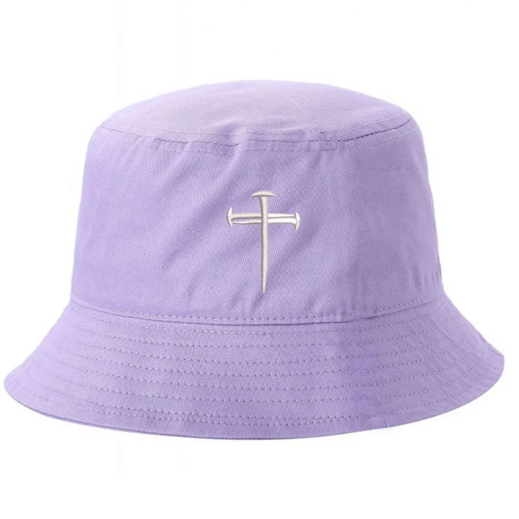 Nail Cross Bucket Hat - Cross Bucket Hat