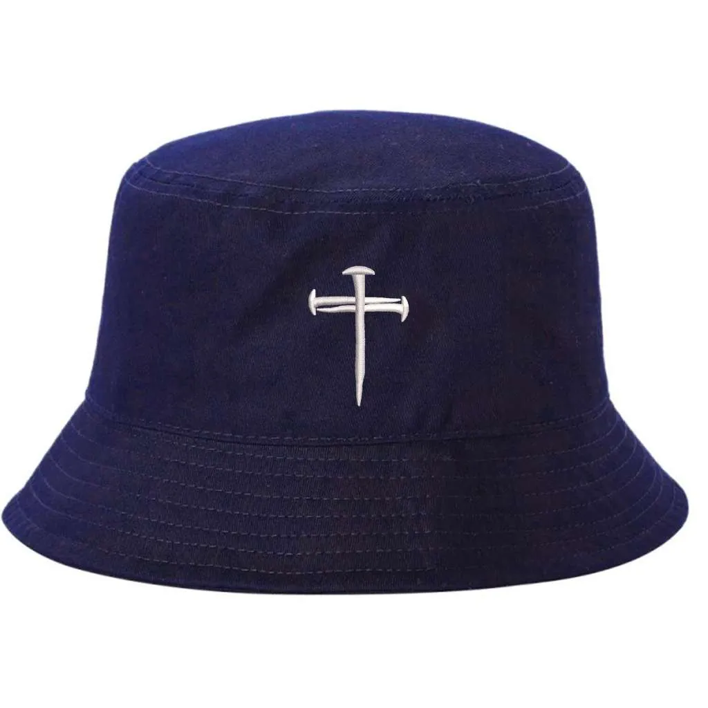 Nail Cross Bucket Hat - Cross Bucket Hat