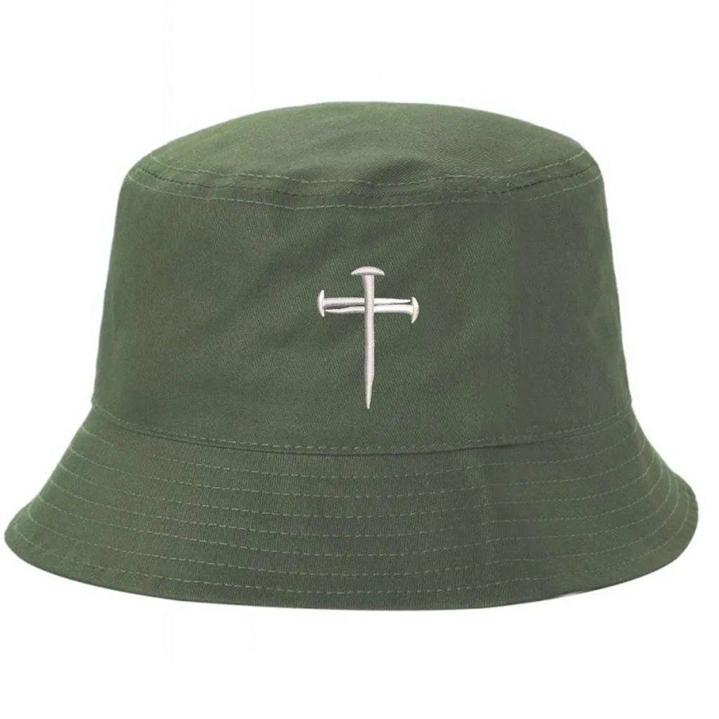 Nail Cross Bucket Hat - Cross Bucket Hat