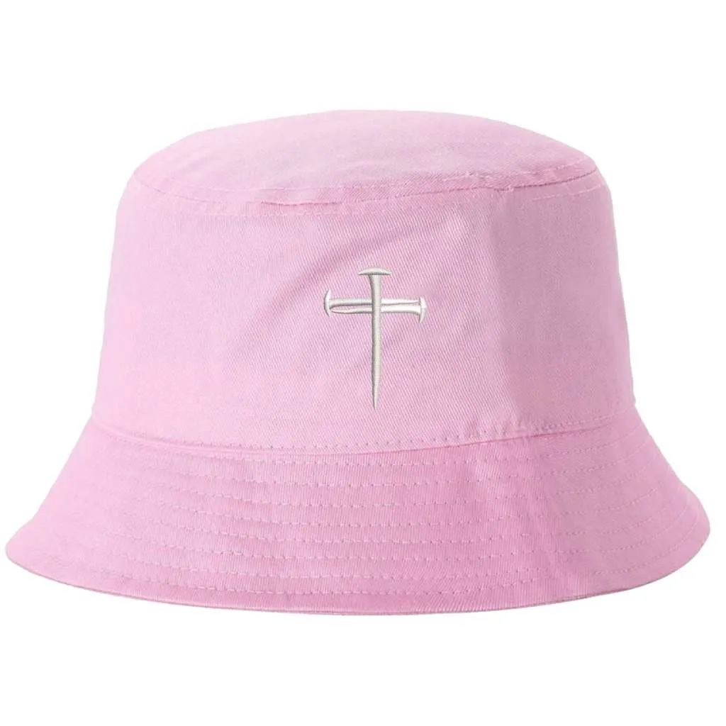 Nail Cross Bucket Hat - Cross Bucket Hat