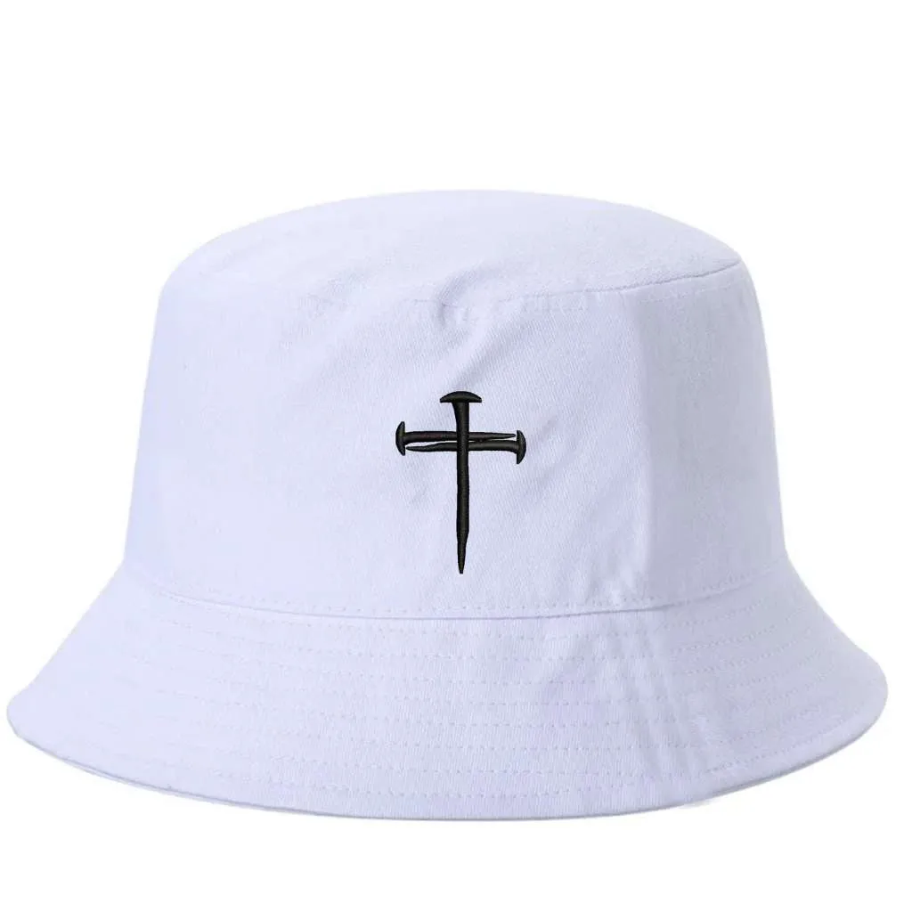 Nail Cross Bucket Hat - Cross Bucket Hat