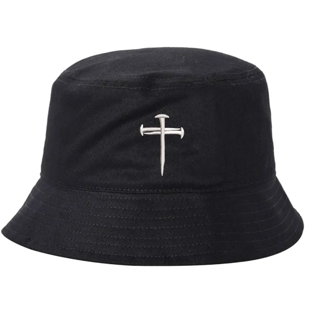 Nail Cross Bucket Hat - Cross Bucket Hat