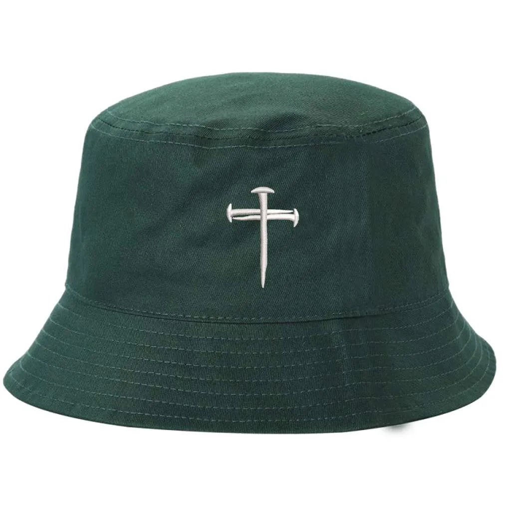 Nail Cross Bucket Hat - Cross Bucket Hat