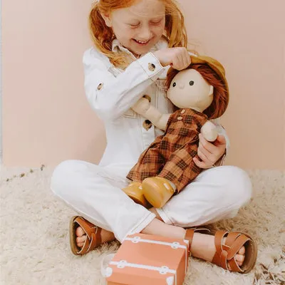 Olli Ella | Dinkum Doll Travel Togs - Apricot