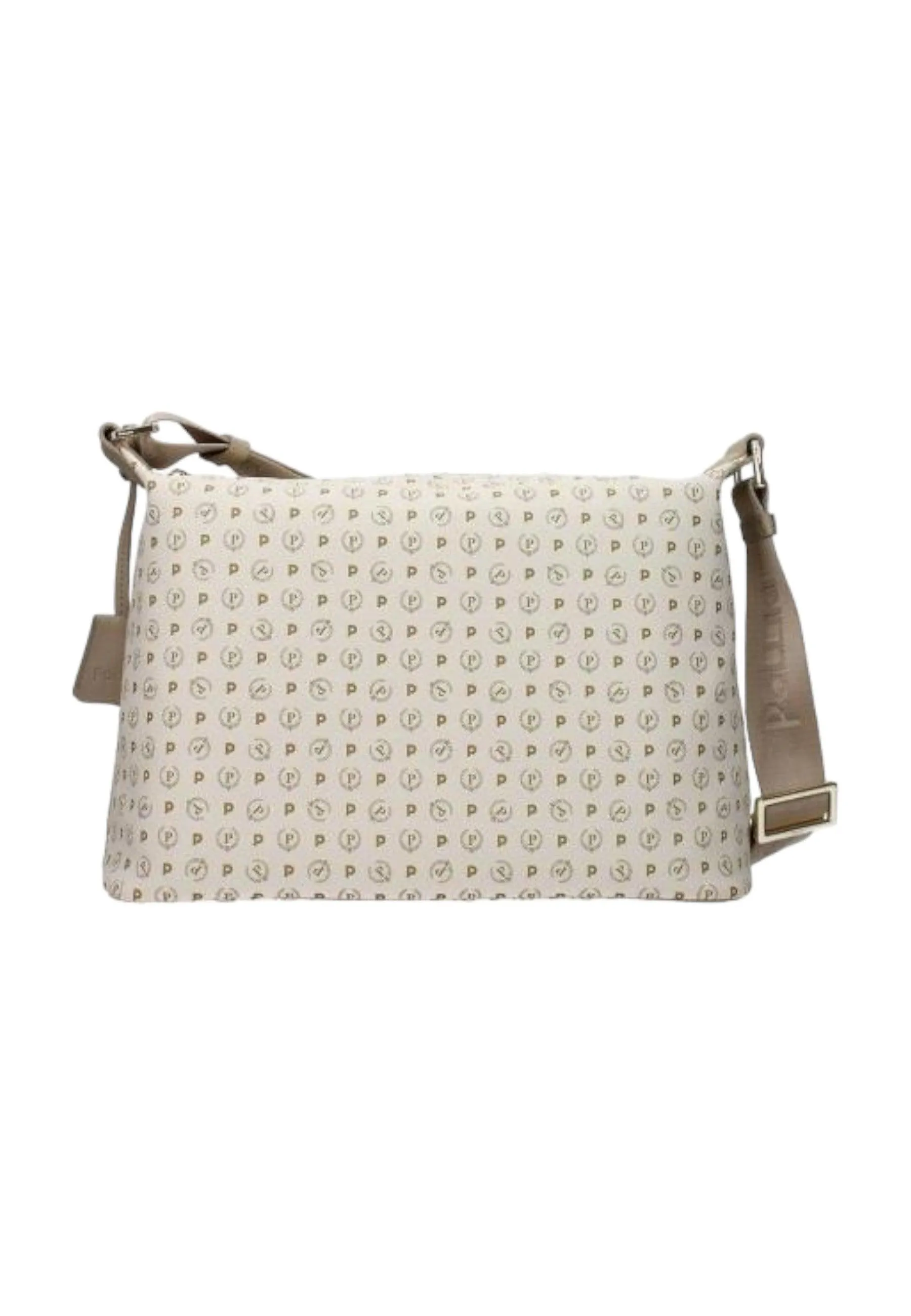 POLLINI Borsa Tracolla Messenger Donna Avorio Ghiaccio TE8400PP02Q1110A