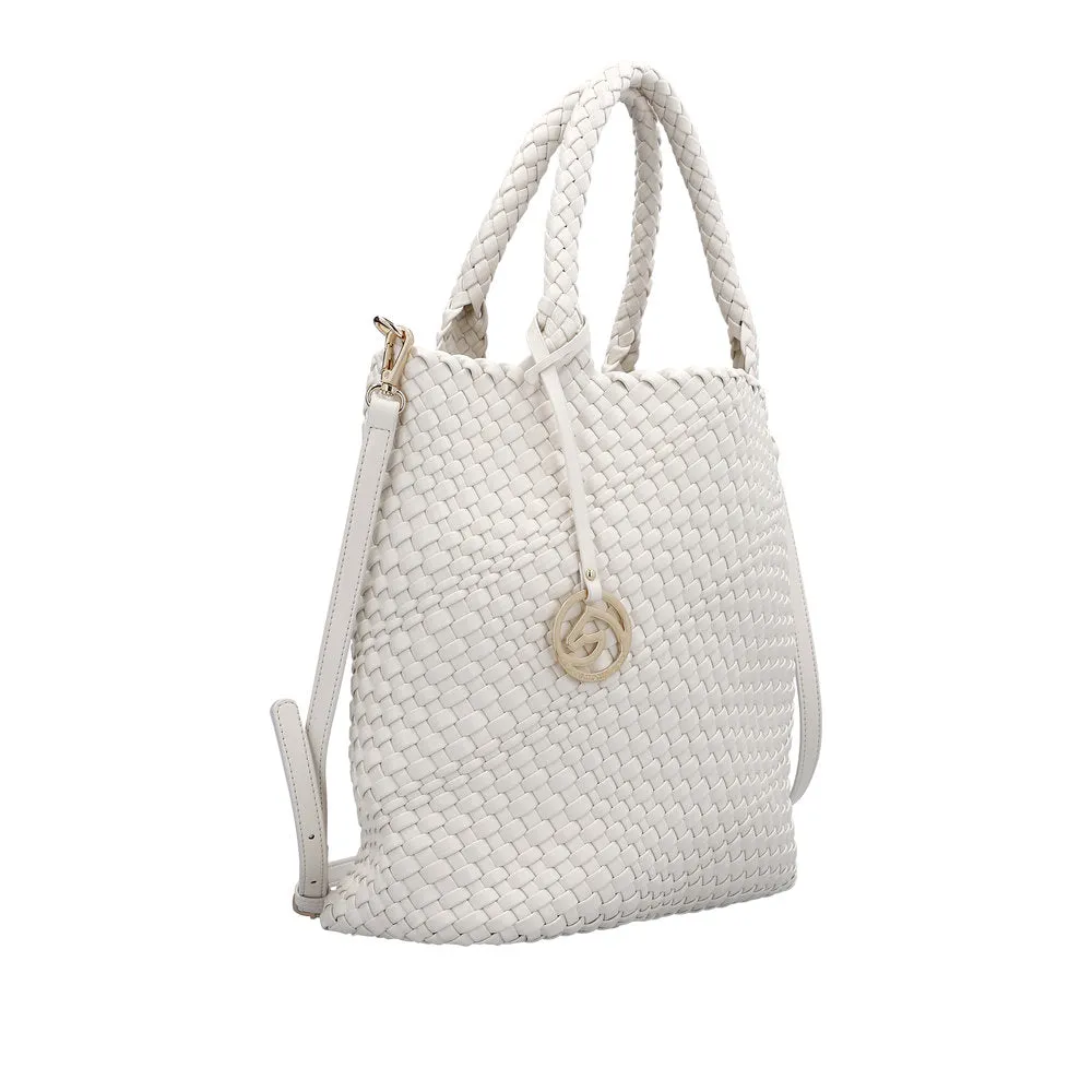 Remonte Handbag White Inerwoven Upper Shoulder Strap Q0761-80