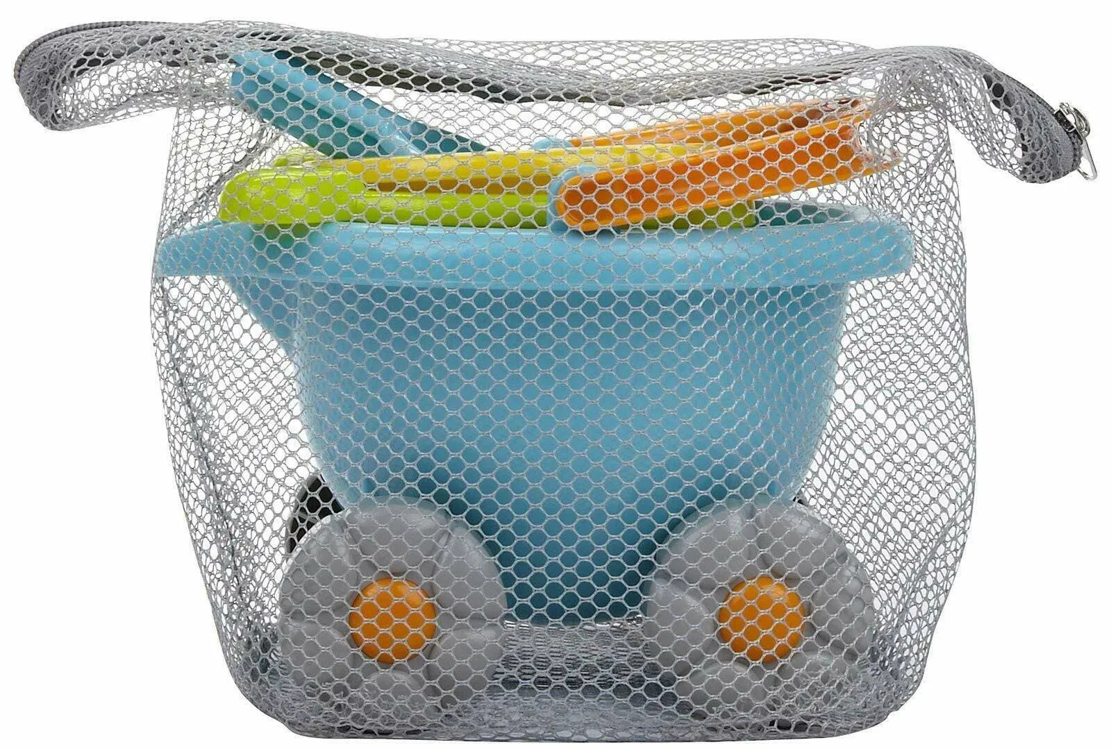 Sand Bucket Scooter 4 Piece Nesting Beach Toy Set