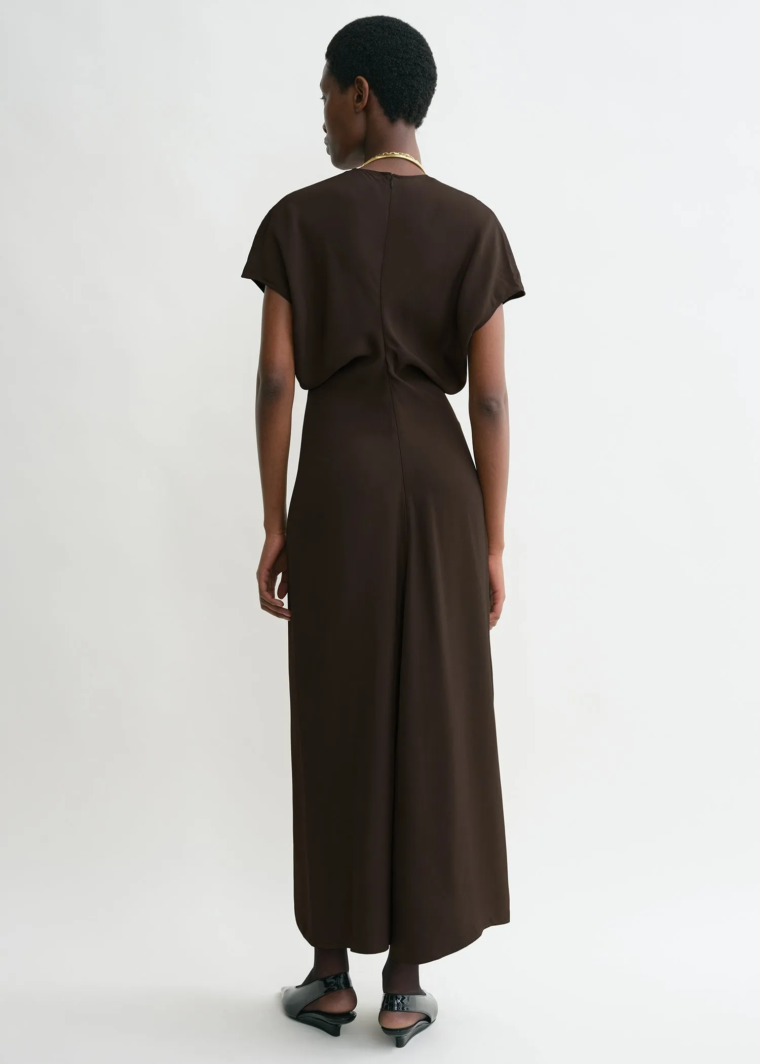 Slouch waist dress bark