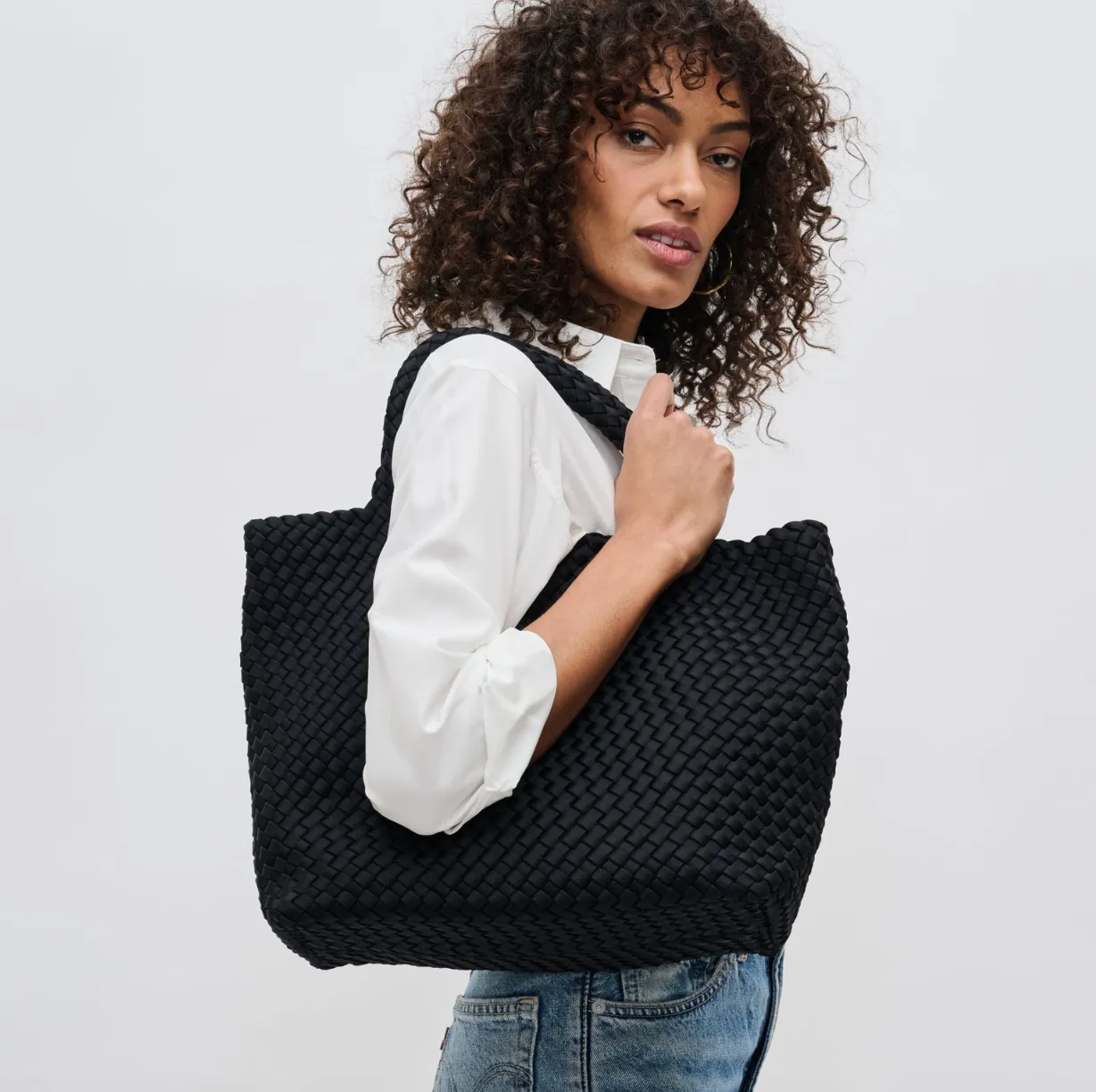 Sol and Selene - Sky's The Limit - Medium Woven Neoprene Tote Bag