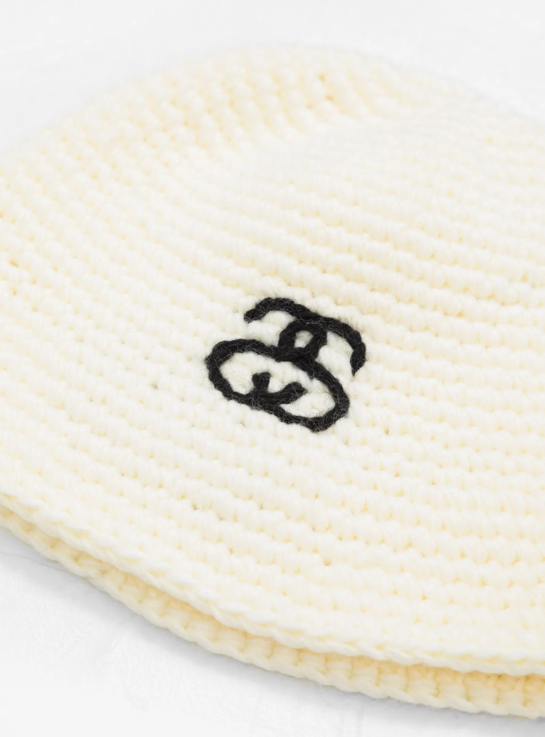 SS Link Knit Bucket Hat Bone