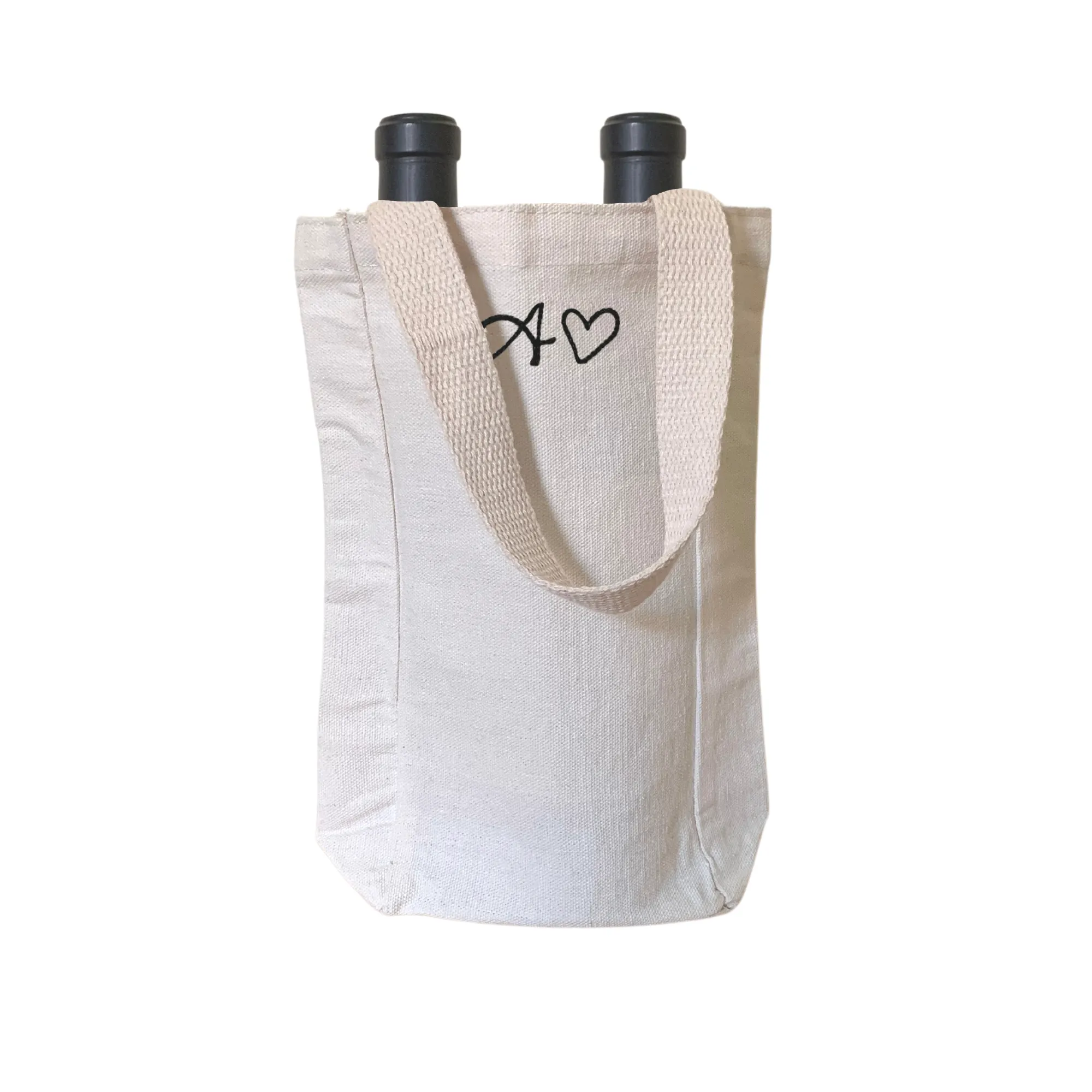 The Chainstitch Wine Tote - Canvas