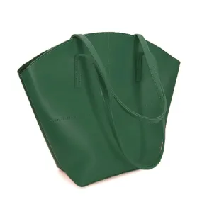 Tote shoulder green bag