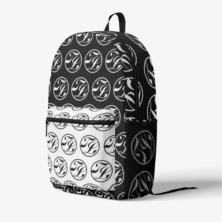 Trixie Lee Emblem Retro Colorful Print Trendy Backpack