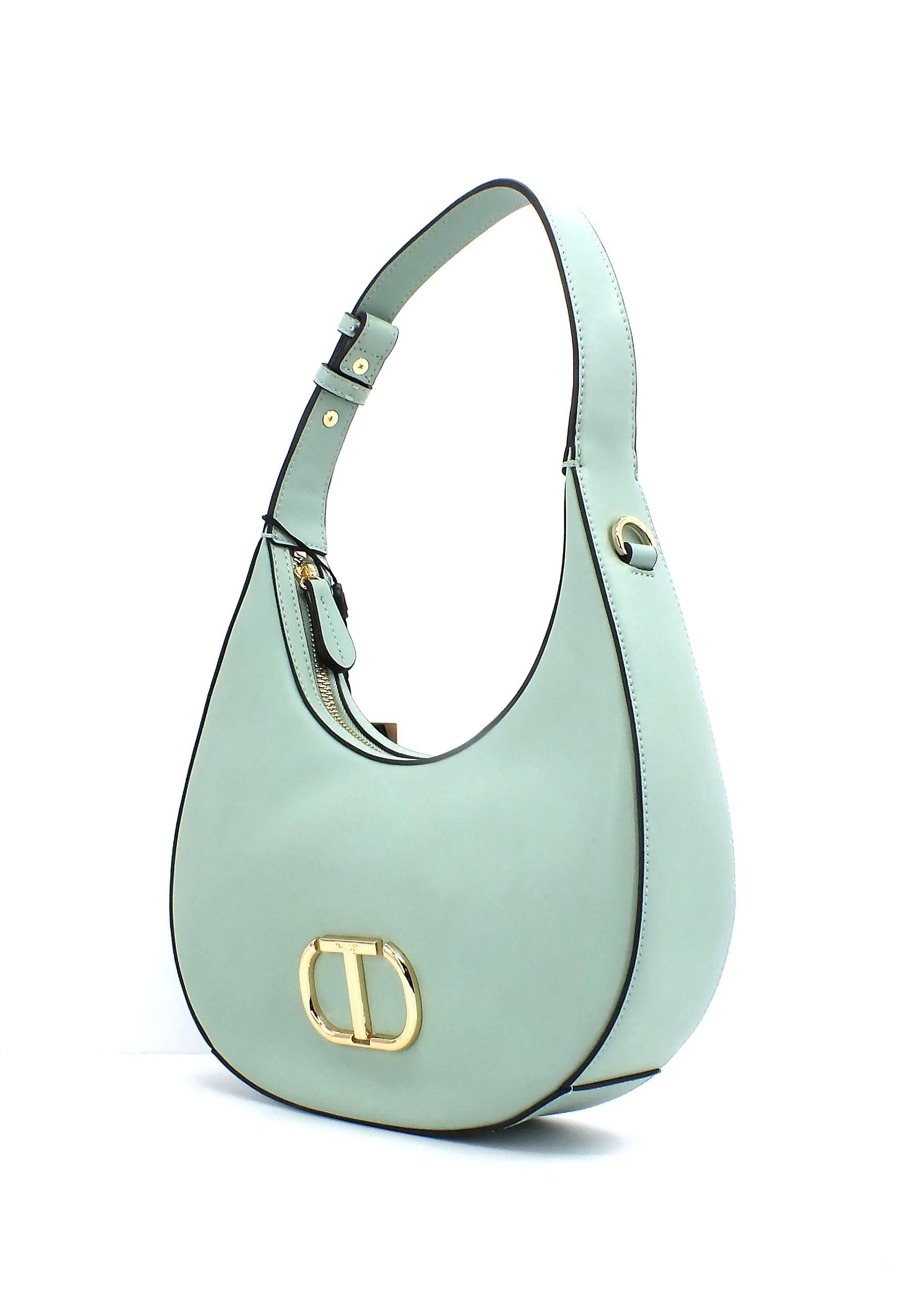 TWINSET Borsa Hobo Azzurro Agave 231TB7254