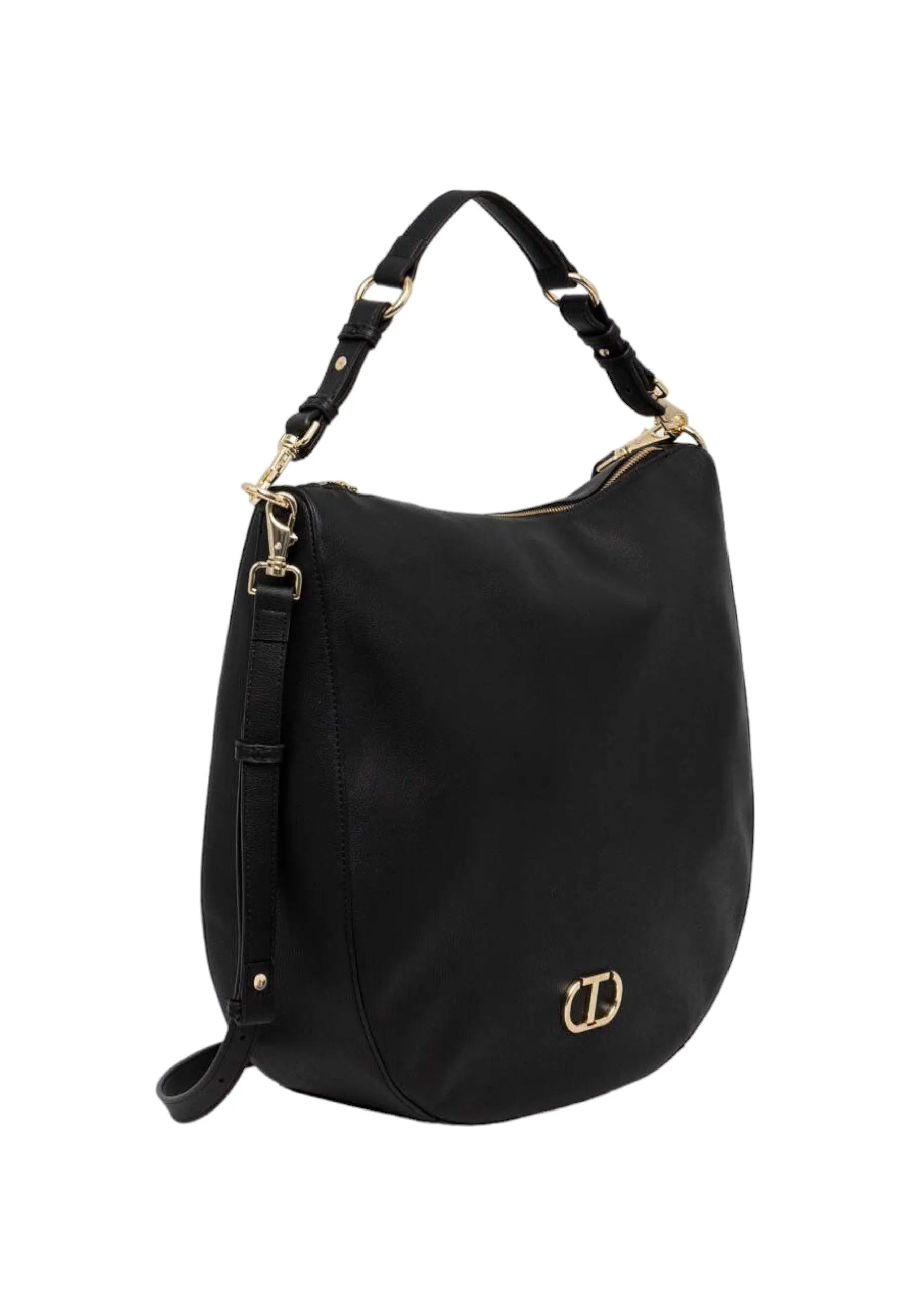 TWINSET Borsa Hobo Donna Nero 241TB7134