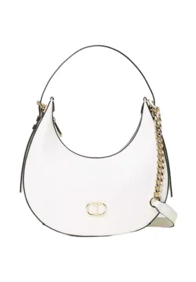 TWINSET Borsa Hobo Donna Neve Bianco 741TB7066