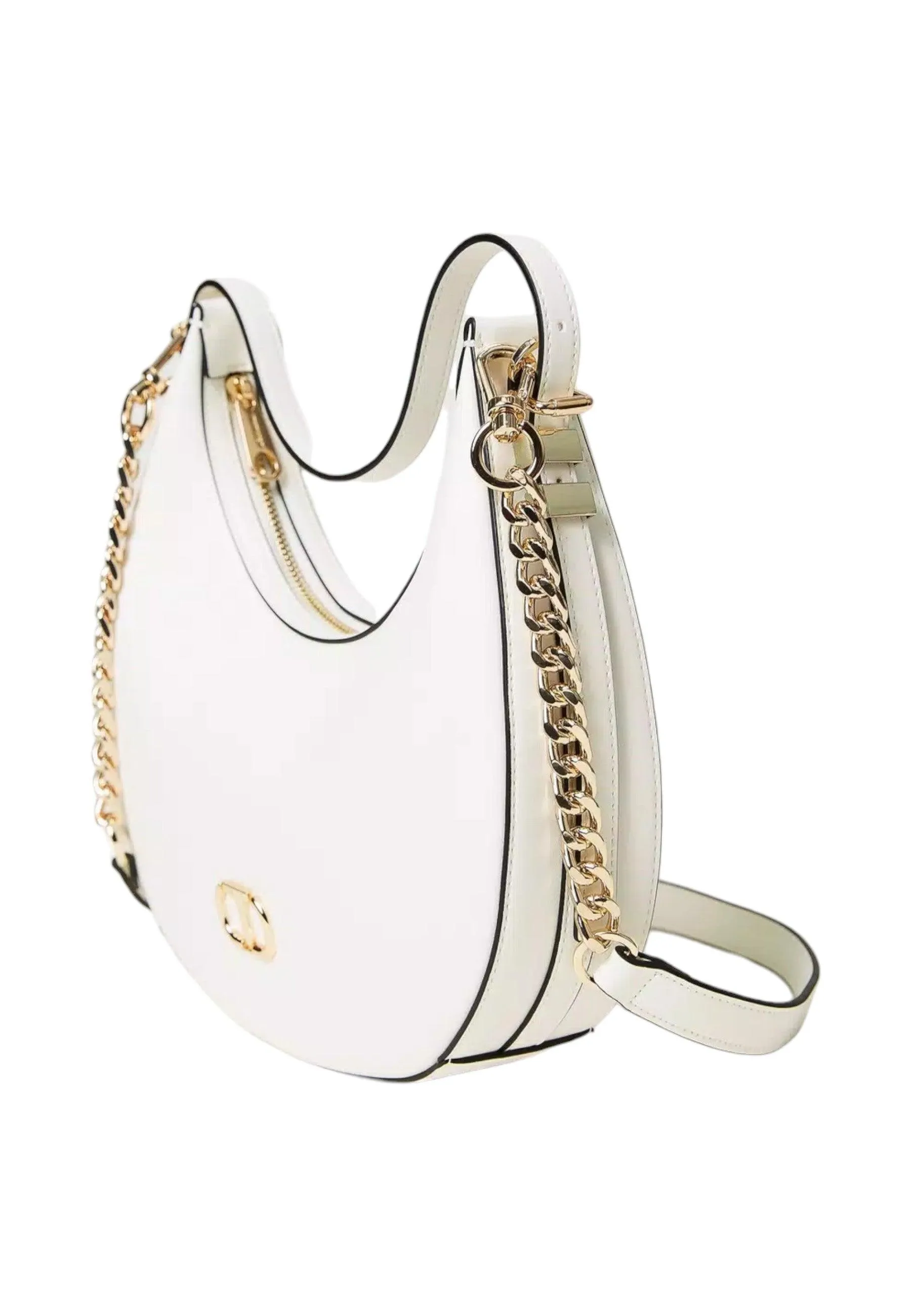 TWINSET Borsa Hobo Donna Neve Bianco 741TB7066